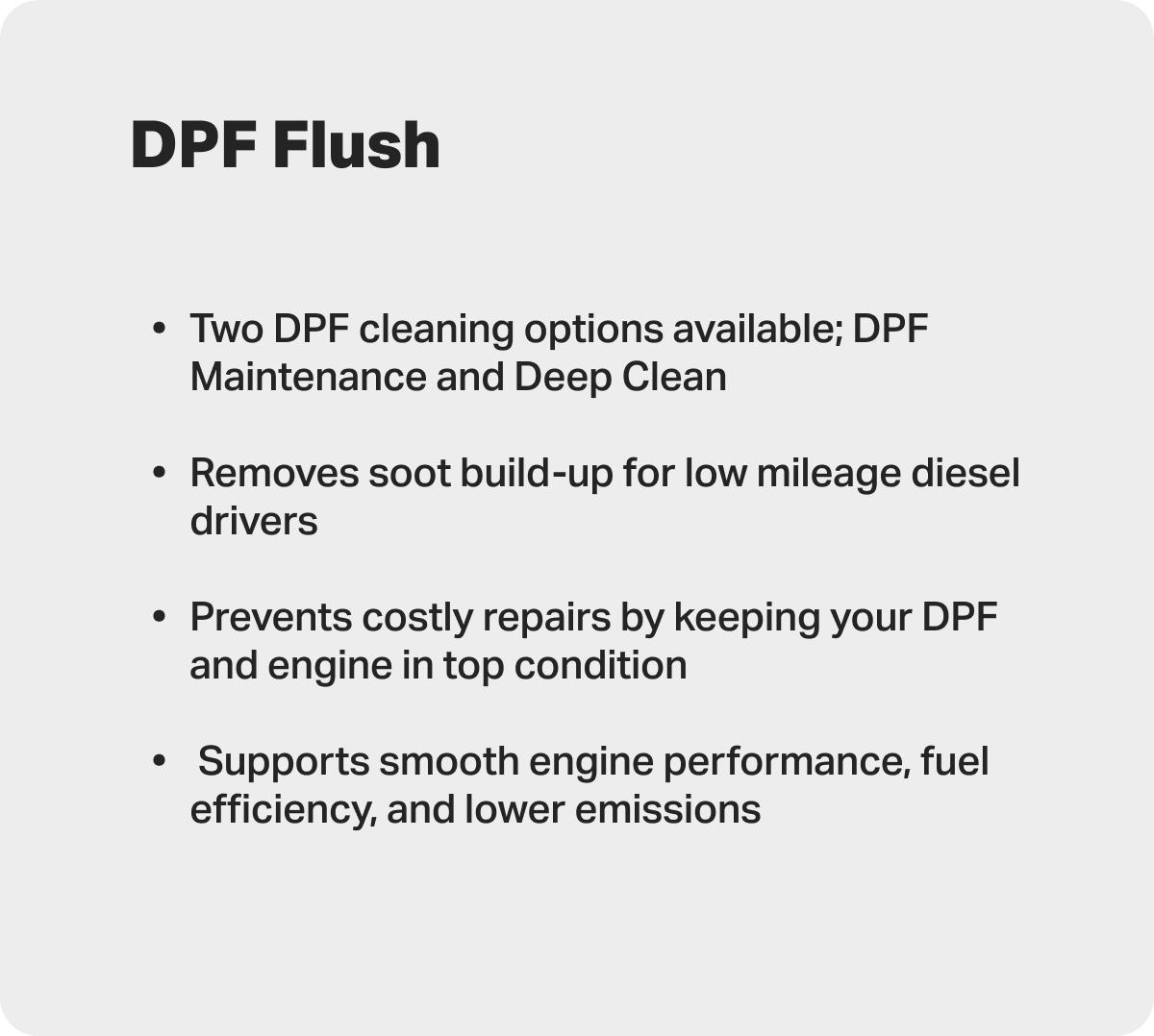 DPF Flush