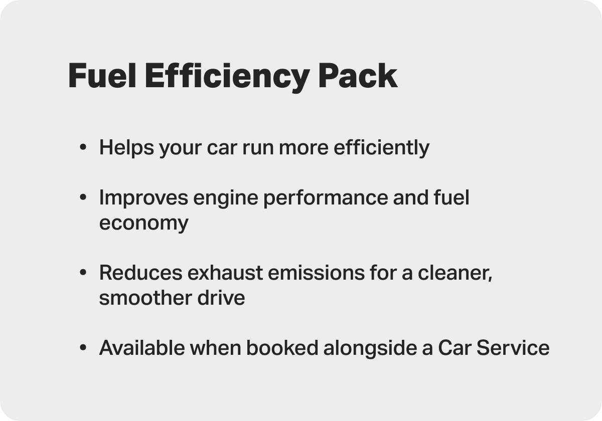 Fuel Efficiency Pack