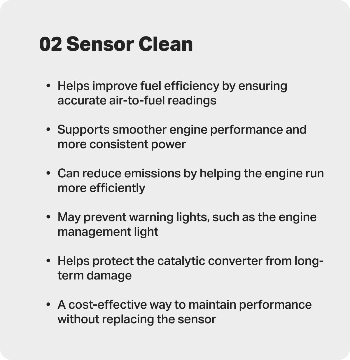 O2 Sensor Clean