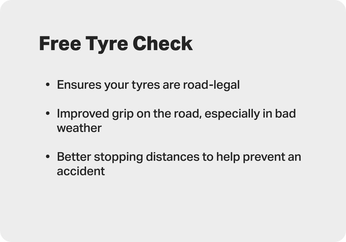 Free Tyre Check