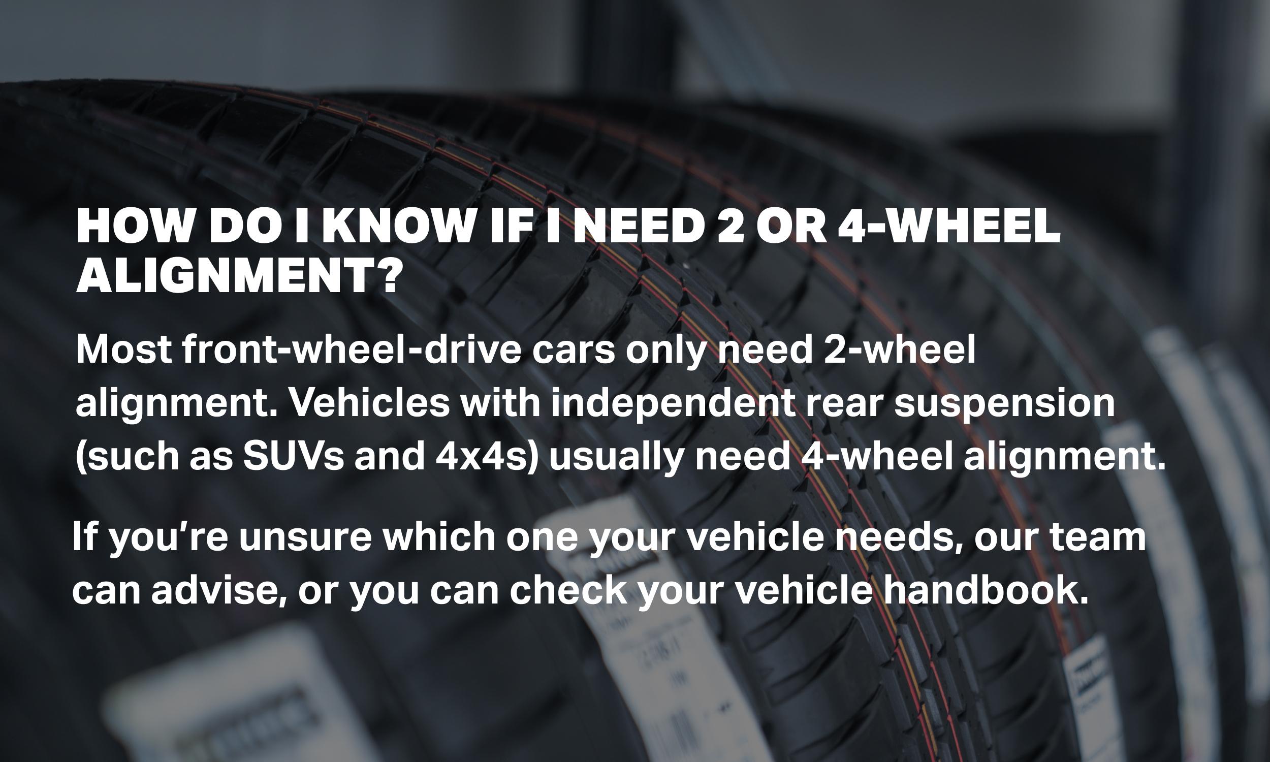 2 Wheel Alignment