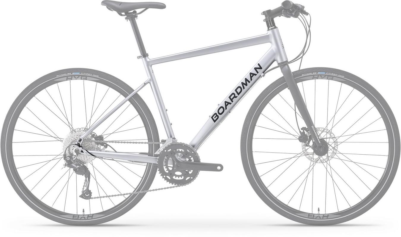 Halfords Boardman Hyb 8.6 Silver Small Frame Only | Extra 8% off for BC Members