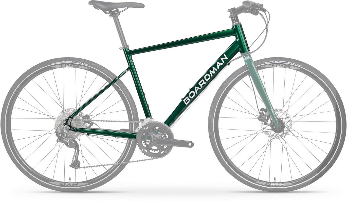 Halfords Boardman Hyb 8.6 Green Large Frame Only | Extra 8% off for BC Members