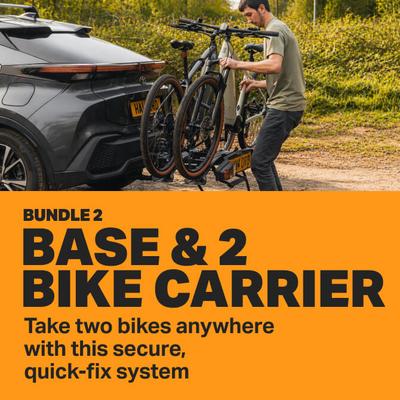 Bundle 2 - Base and 2 Bike Carrier