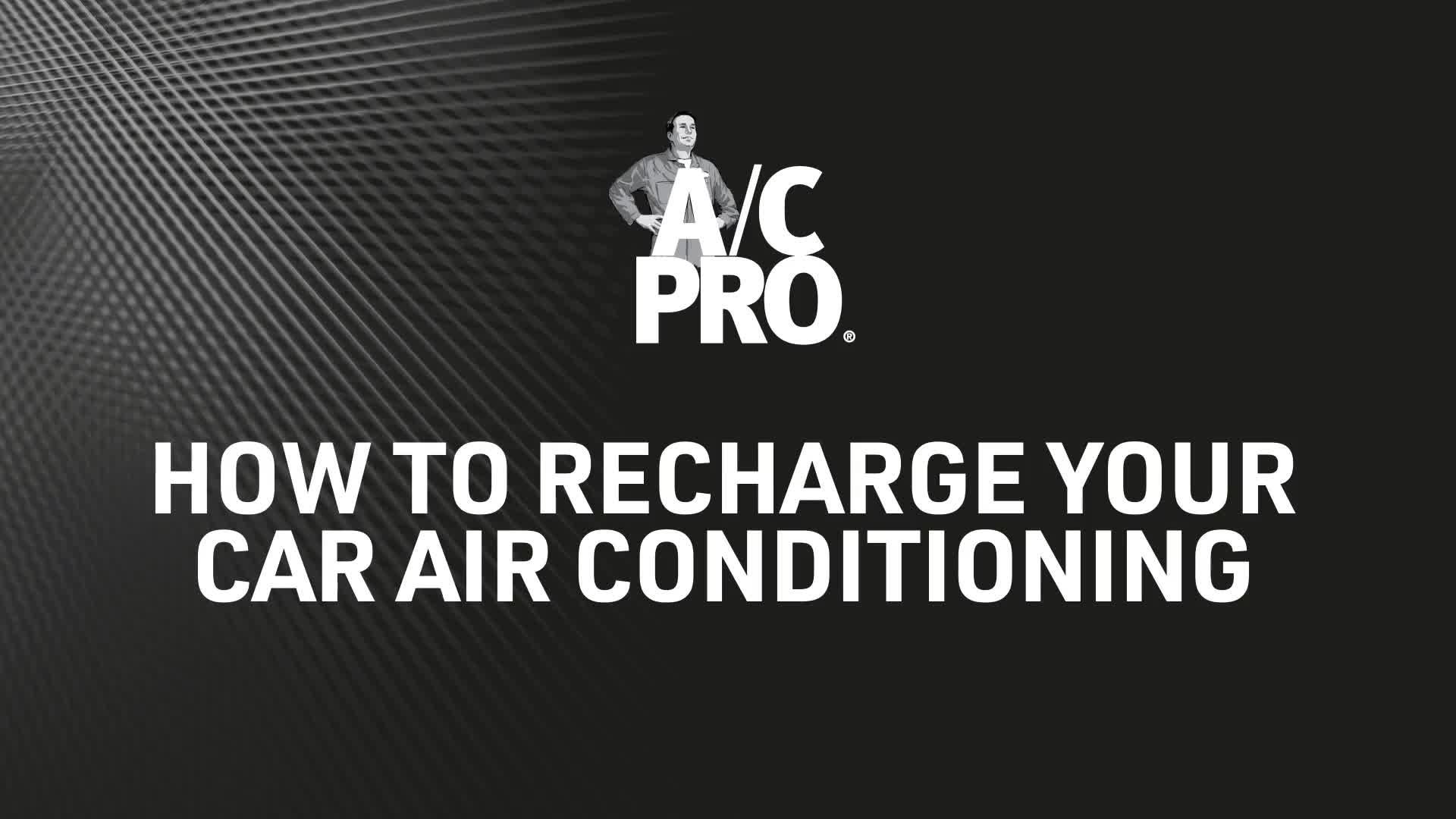 AC Pro R-1234yf Air-Con recharge