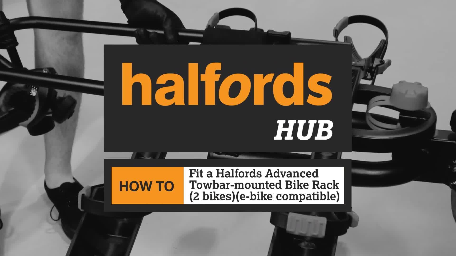 halfords bike carrier towbar