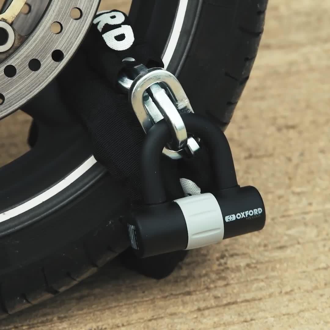 Oxford Max Chain Lock 9.5mm Sq x 1.5m Halfords UK