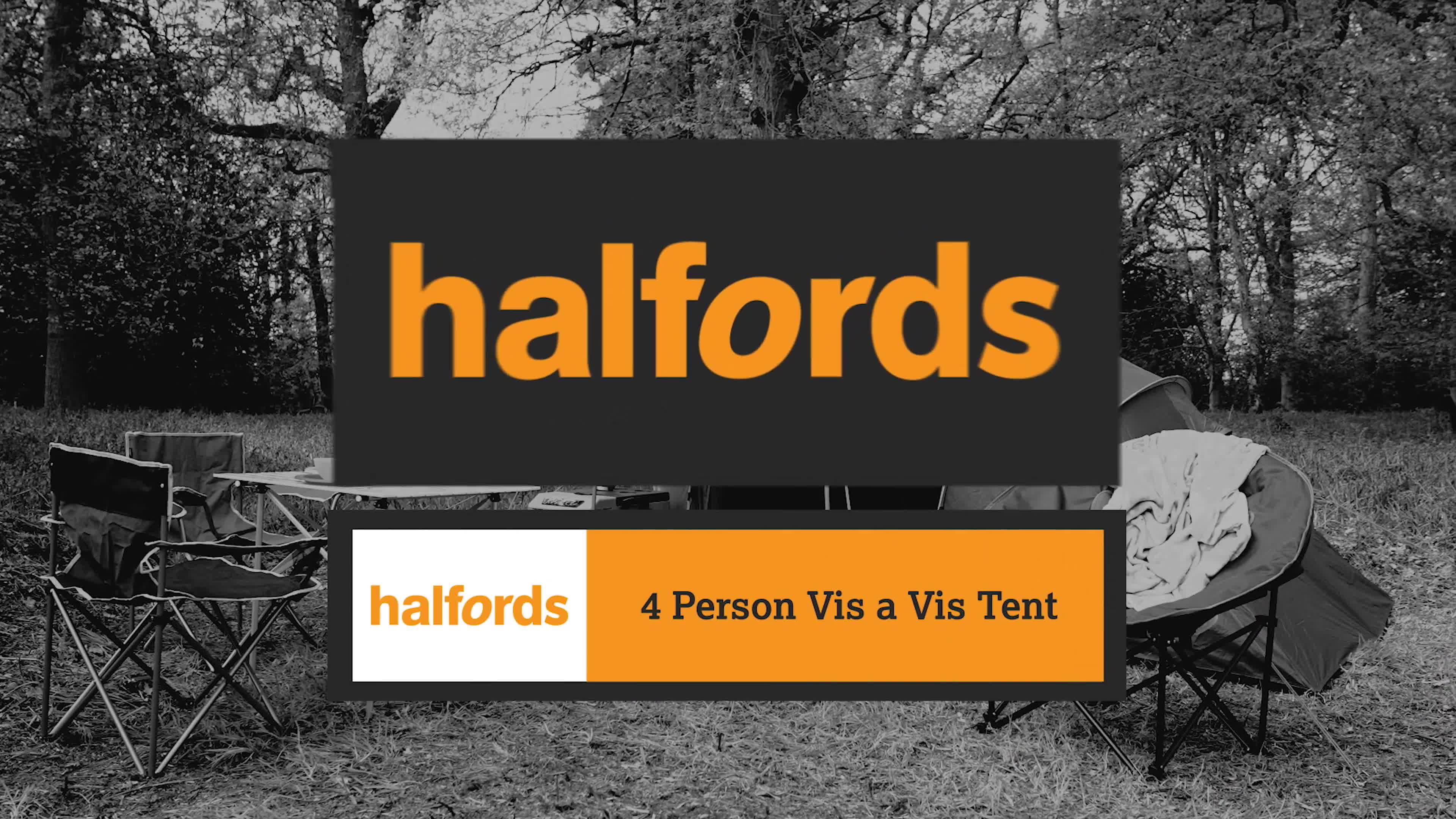 Halfords 4 Person Vis A Vis Tent