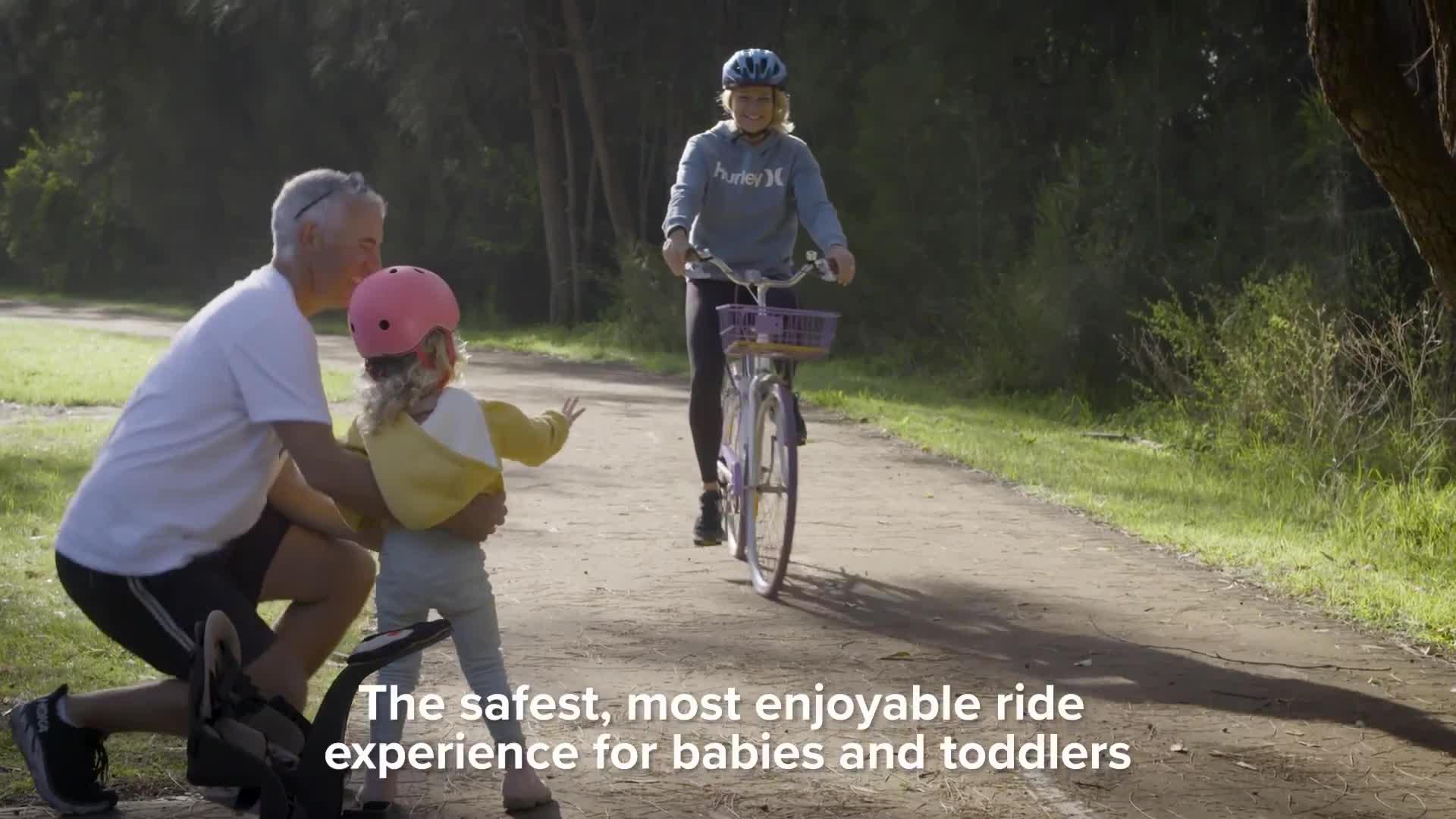 WEERIDE FRNT BABY BKE SEAT BLU