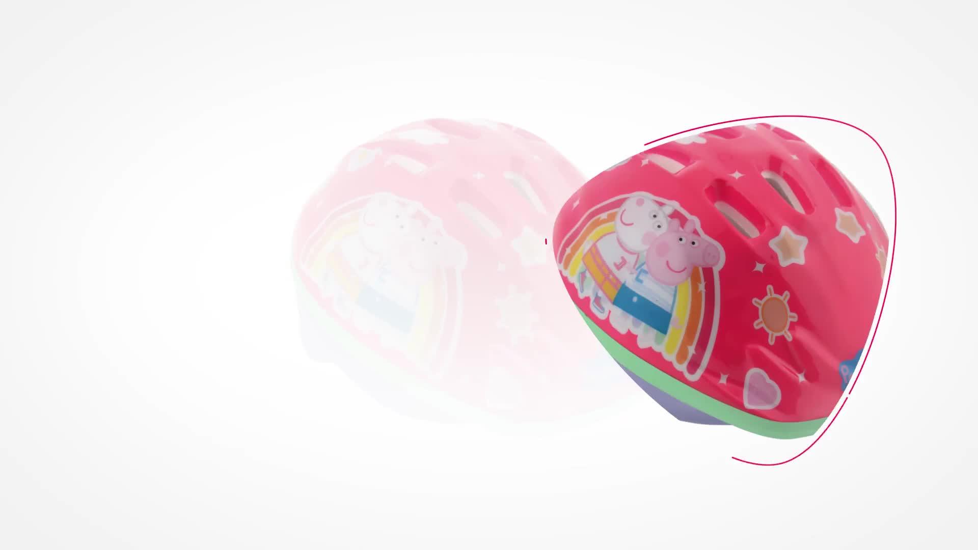 Peppa Pig Kids Bike Helmet 48-52cm