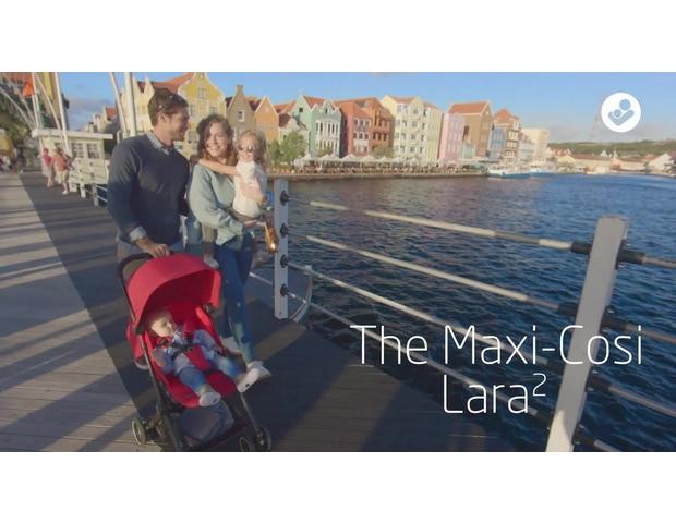Maxi Cosi Lara2 Black Frame Stroller-Essential Graphite